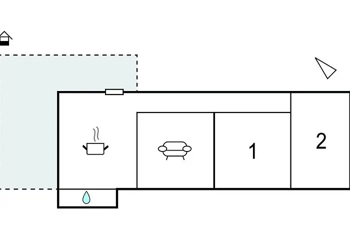 Сasa de vacaciones 2 Bedroom Cozy In